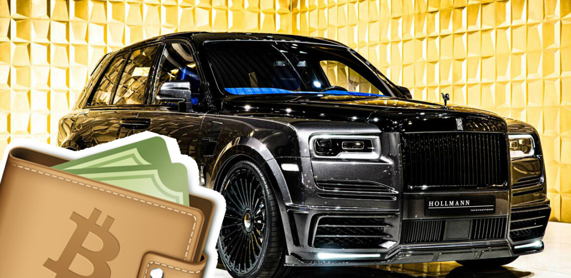 voiture luxe crypto