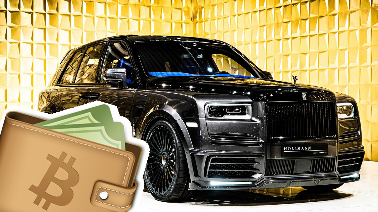 voiture luxe crypto